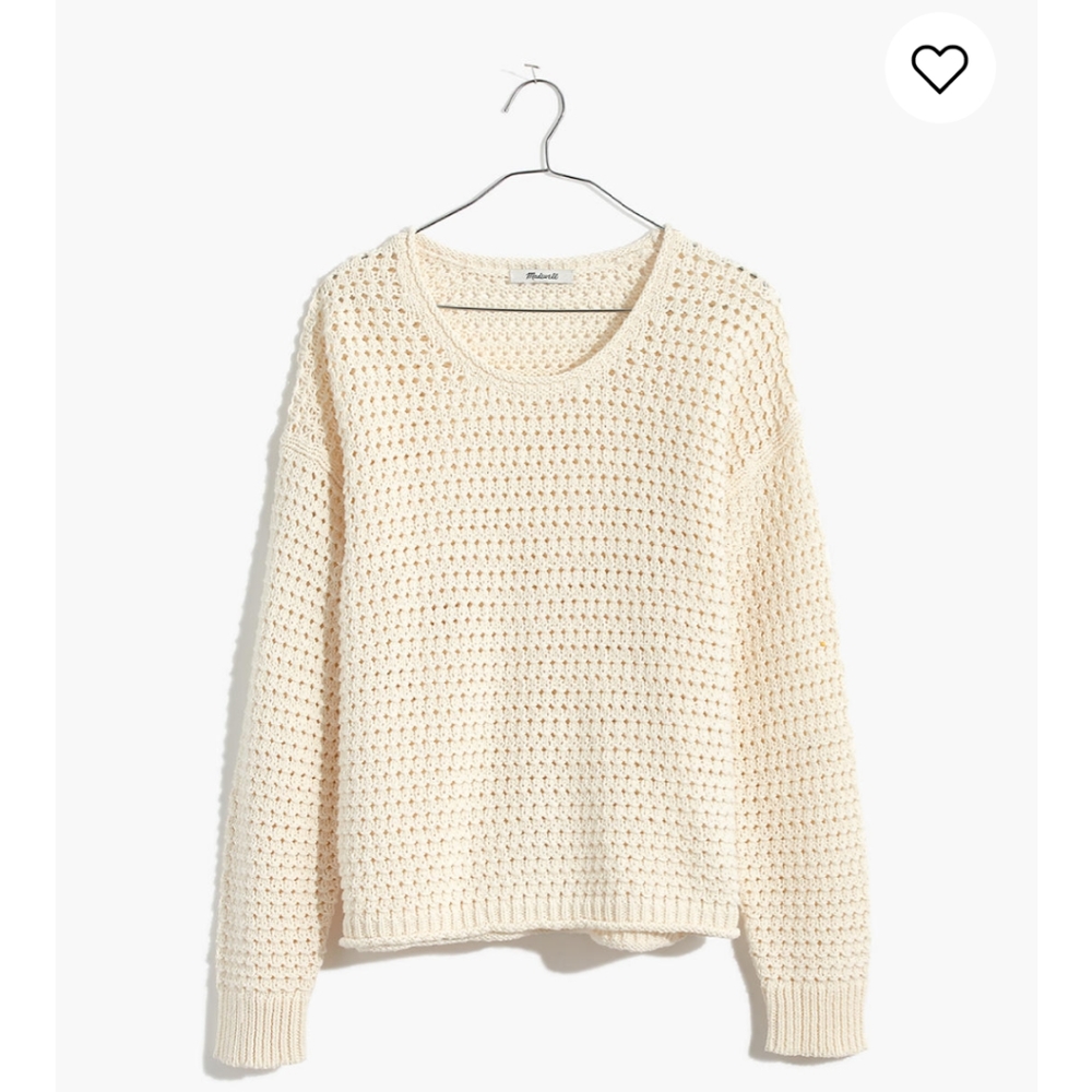 Open-Stitch Austen Pullover Sweater